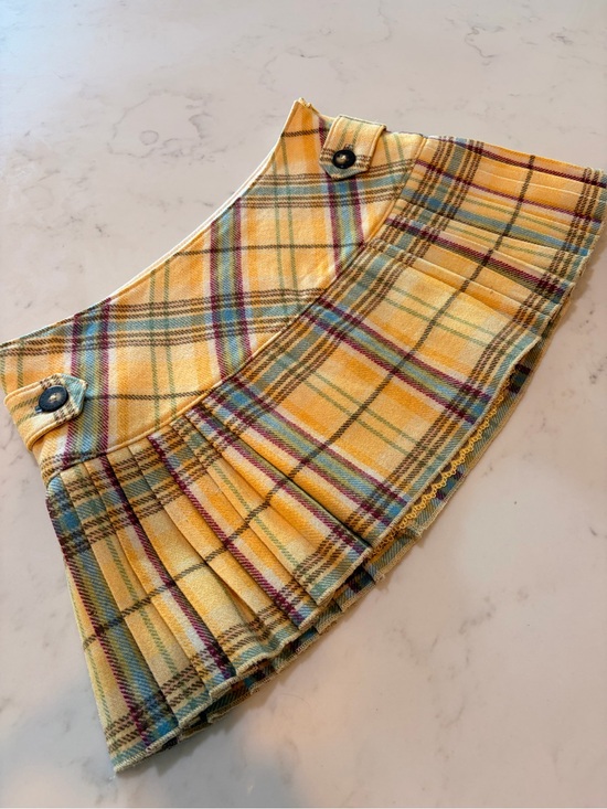 Abercrombie & Fitch Dresses & Skirts - Abercrombie & Fitch Vintage Yellow Plaid Skirt